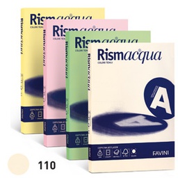 [40274] Carta RISMACQUA 140gr A4 200fg avorio 110 FAVINI