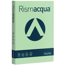 [32756] Carta RISMACQUA 140gr A4 200fg verde chiaro 09 FAVINI