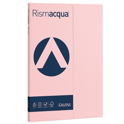 [50597] Carta RISMACQUA SMALL A4 200gr 50fg rosa 10 FAVINI