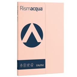 [50602] Carta RISMACQUA SMALL A4 200gr 50fg salmone 05 FAVINI