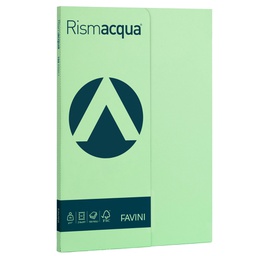 [50590] Carta RISMACQUA SMALL A4 90gr 100fg verde chiaro 09 FAVINI