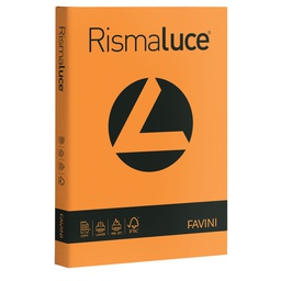 [32771] Carta RISMALUCE 200gr A4 125fg arancio 56 FAVINI