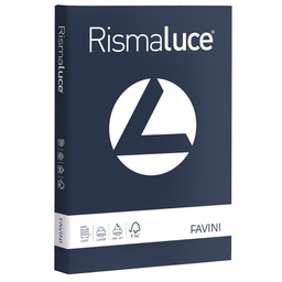[85814] Carta RISMALUCE 200gr A4 125fg blu cobalto 66 Favini