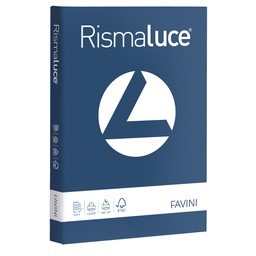 [61297] Carta RISMALUCE 200gr A4 125fg blu prussia 62 FAVINI