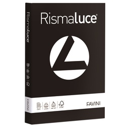 [35479] Carta RISMALUCE 200gr A4 125fg nero 63 FAVINI