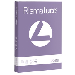 [32777] Carta RISMALUCE 200gr A4 125fg viola 49 FAVINI